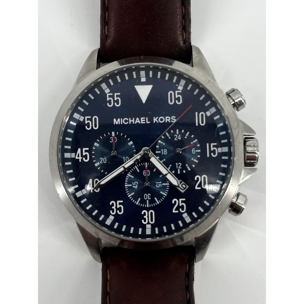 Michael Kors Mens Chronograph Watch MK-8362 *Needs New‎ Batteries*